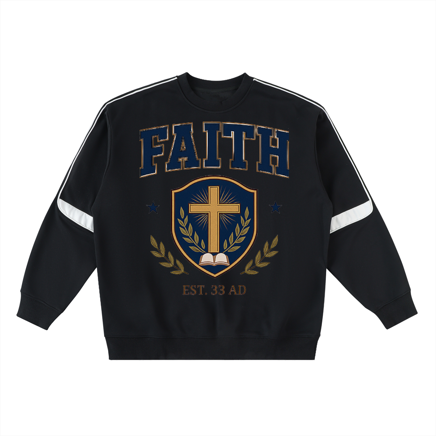 Oversized Team Jesus Crewneck Taped Sweatshirt