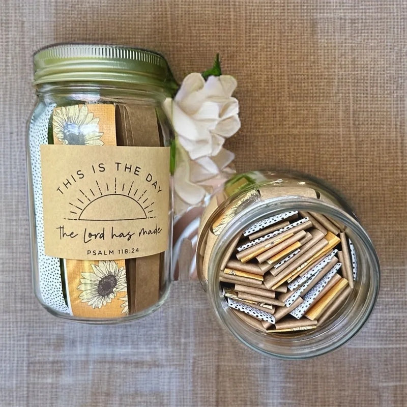 Handmade Bible Verses Jar 67 Color-coded Bible Verse Jar Crafts