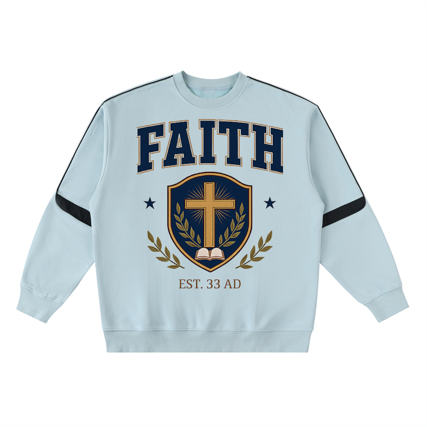 Oversized Team Jesus Crewneck Taped Sweatshirt