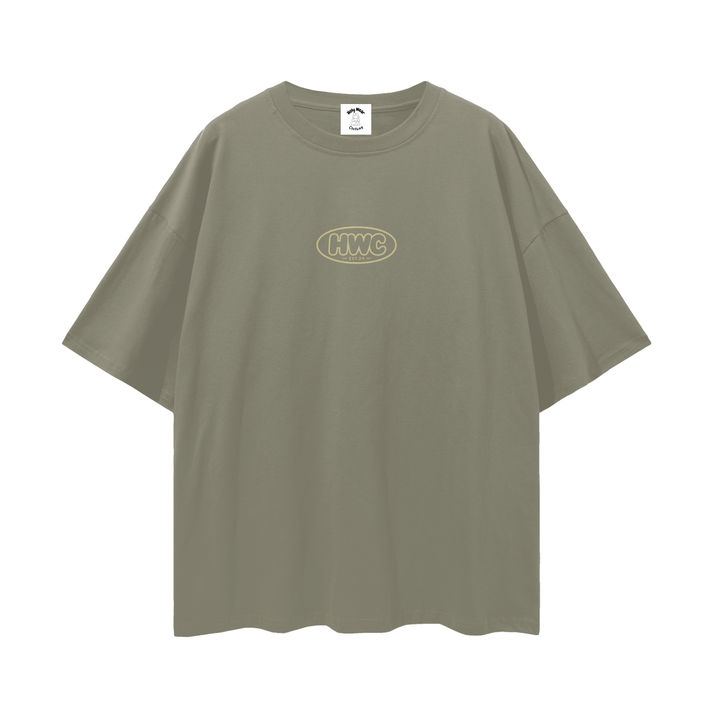 Sword Hebrew Drop Shoulder T-Shirt