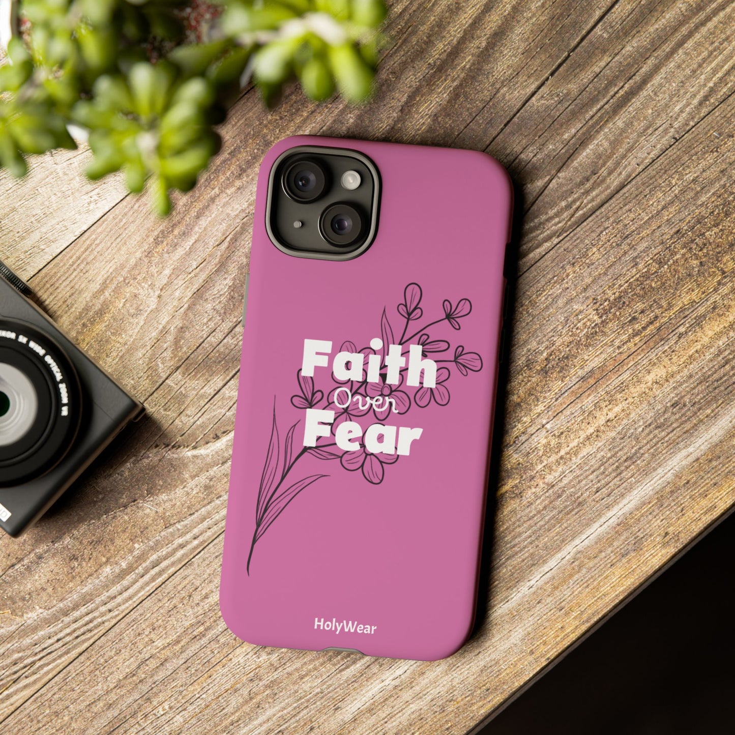 HolyWear Faith Over Fear Phone Case