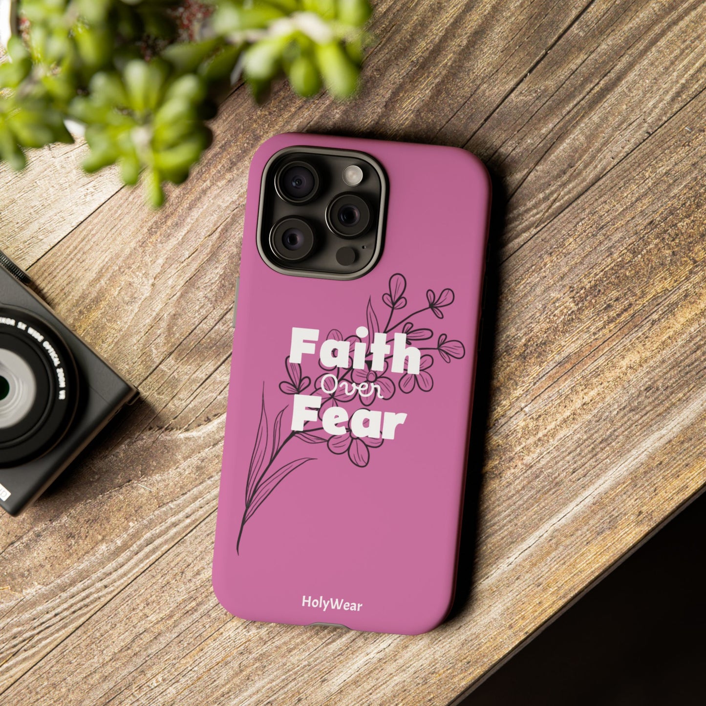 HolyWear Faith Over Fear Phone Case