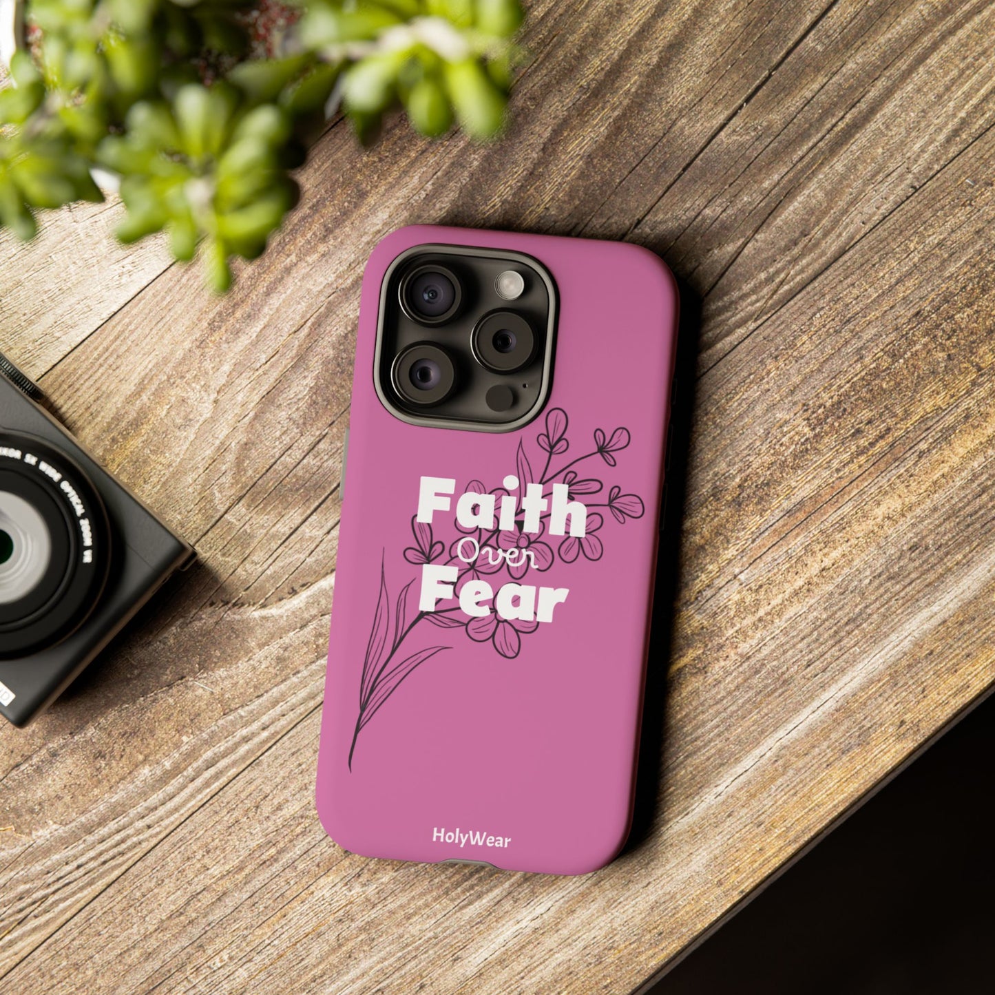 HolyWear Faith Over Fear Phone Case