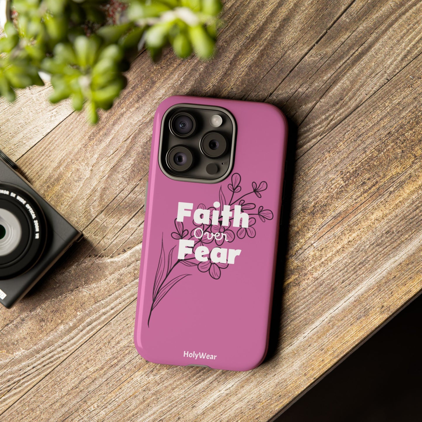 HolyWear Faith Over Fear Phone Case