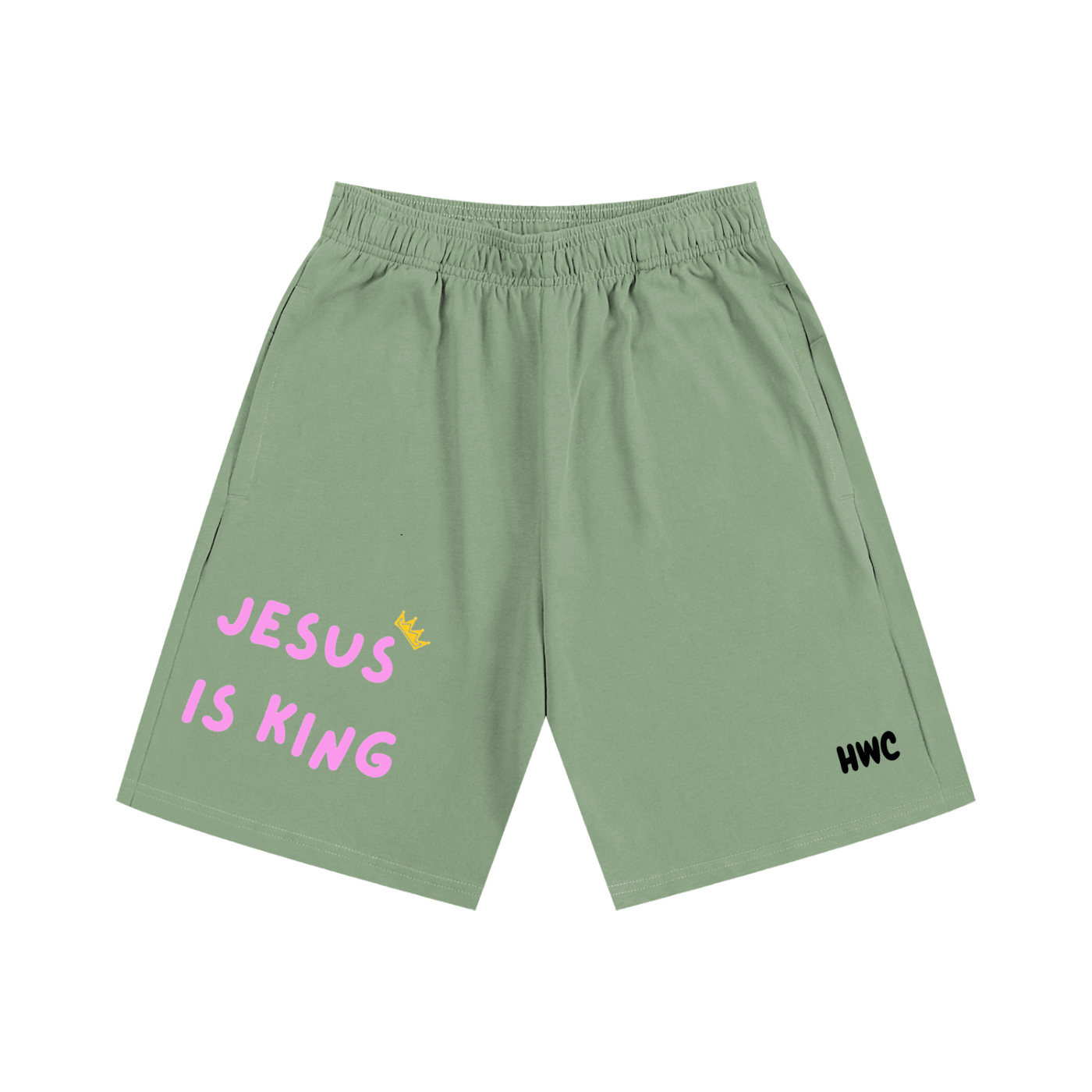 Jesus Is King Unisex Cotton Shorts