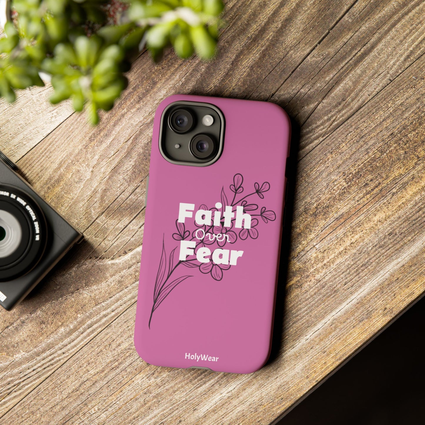 HolyWear Faith Over Fear Phone Case