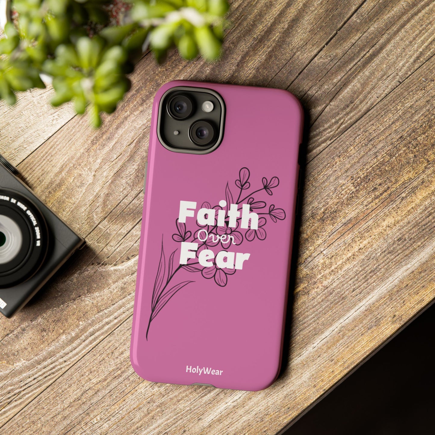 HolyWear Faith Over Fear Phone Case