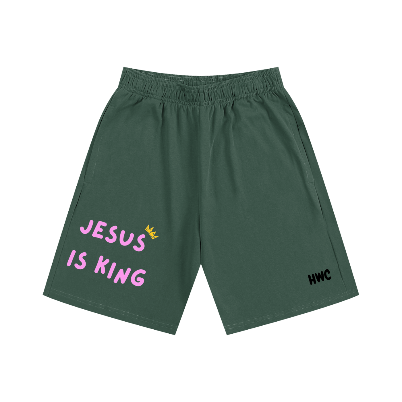 Jesus Is King Unisex Cotton Shorts