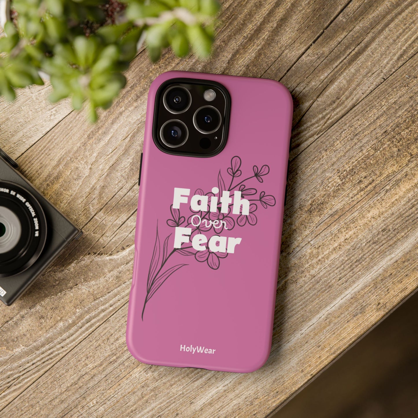 HolyWear Faith Over Fear Phone Case
