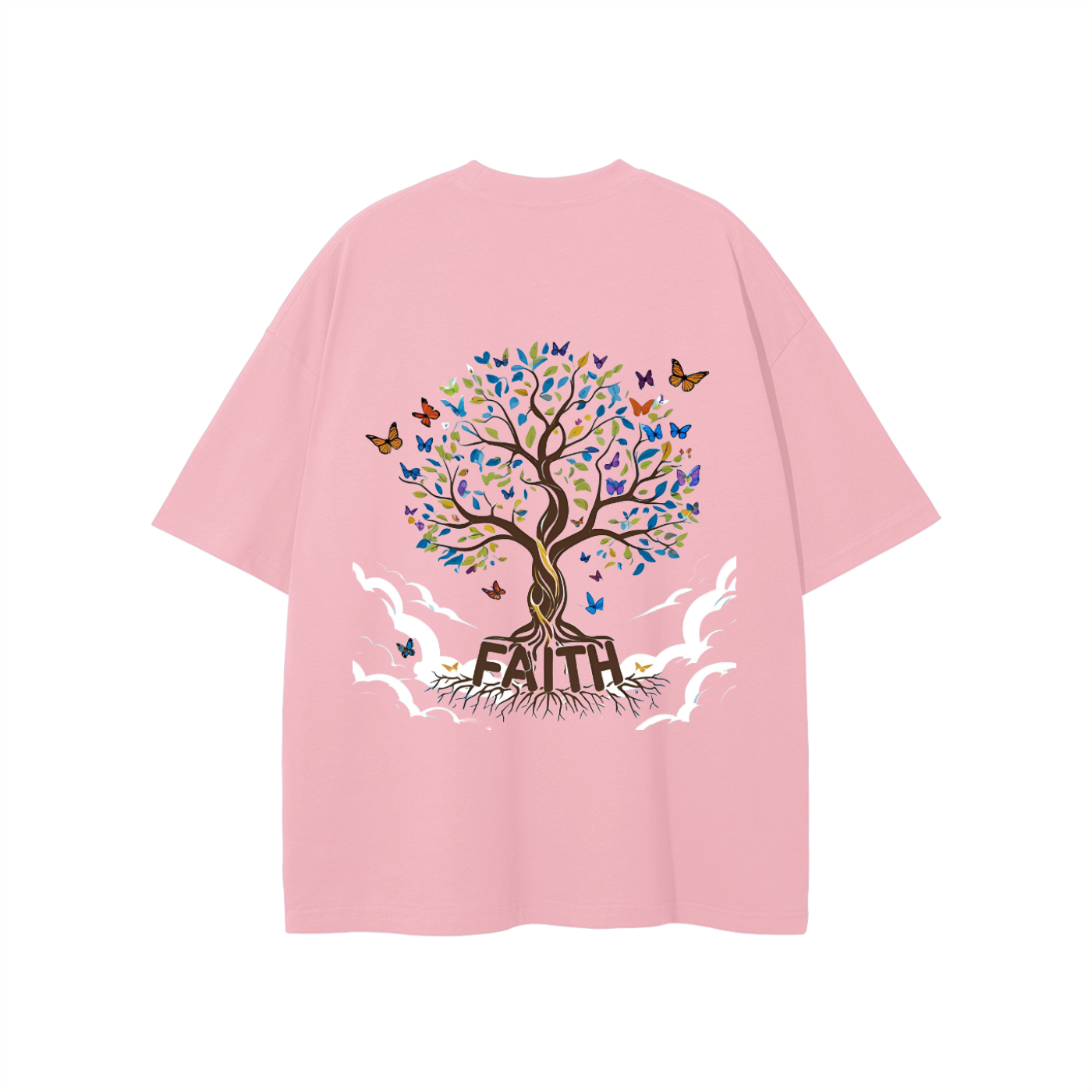 Unisex Butterfly Tree Cotton T-Shirt