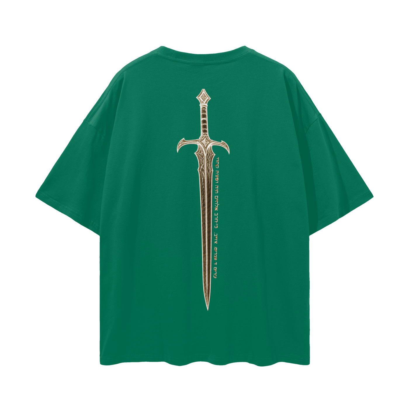 Sword Hebrew Drop Shoulder T-Shirt
