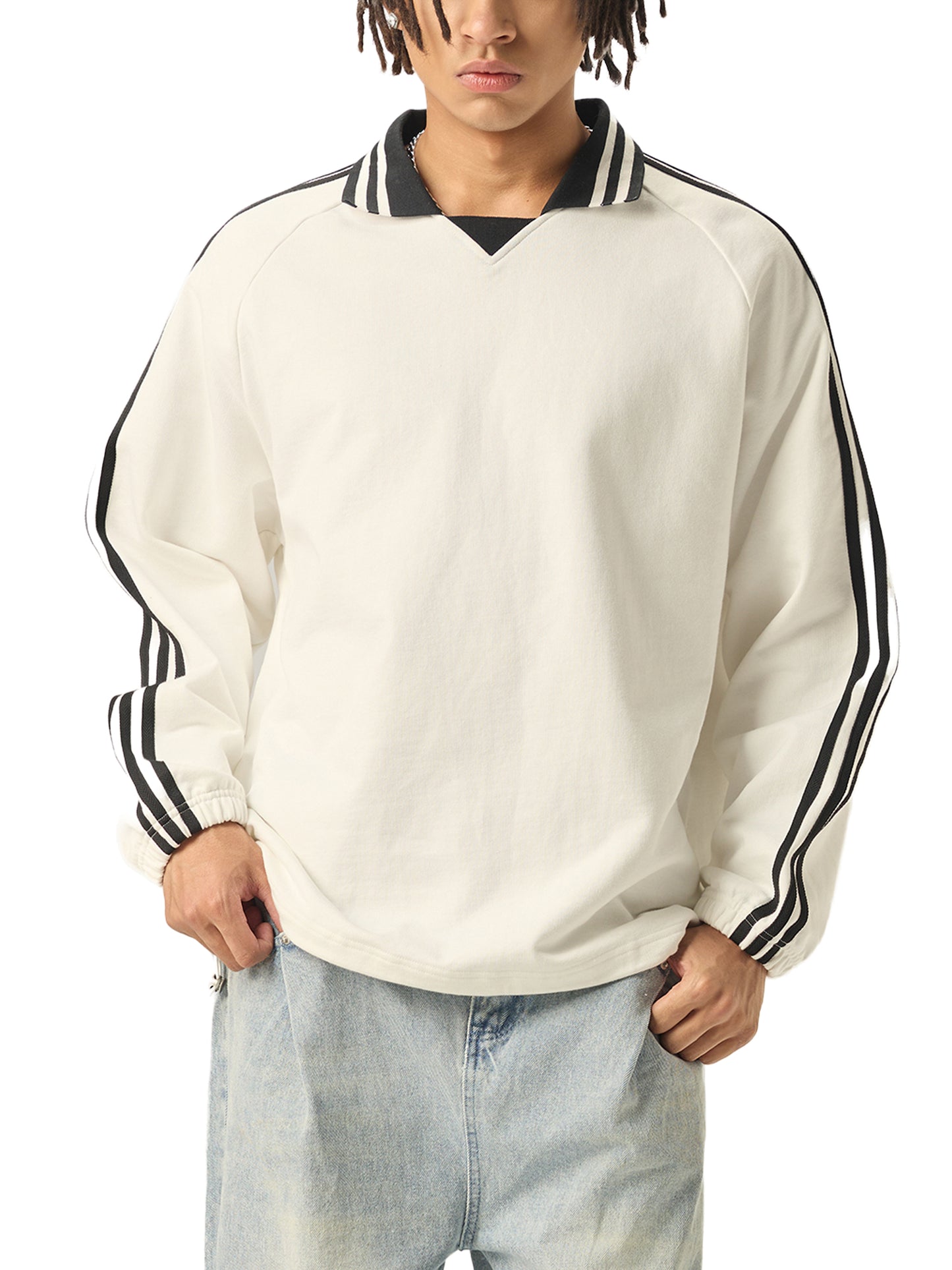 Noughts and Crosses Collar Sweatshirt