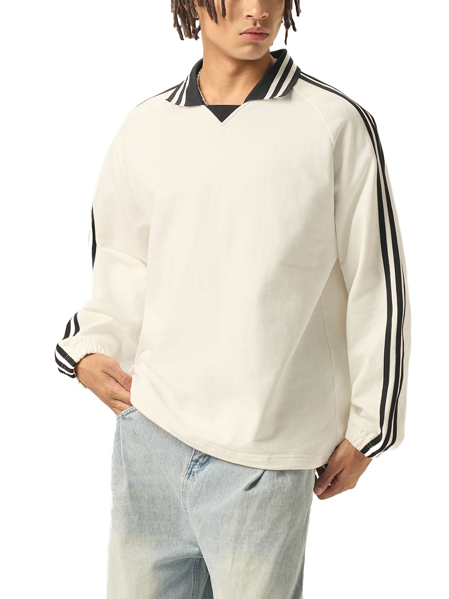Noughts and Crosses Collar Sweatshirt