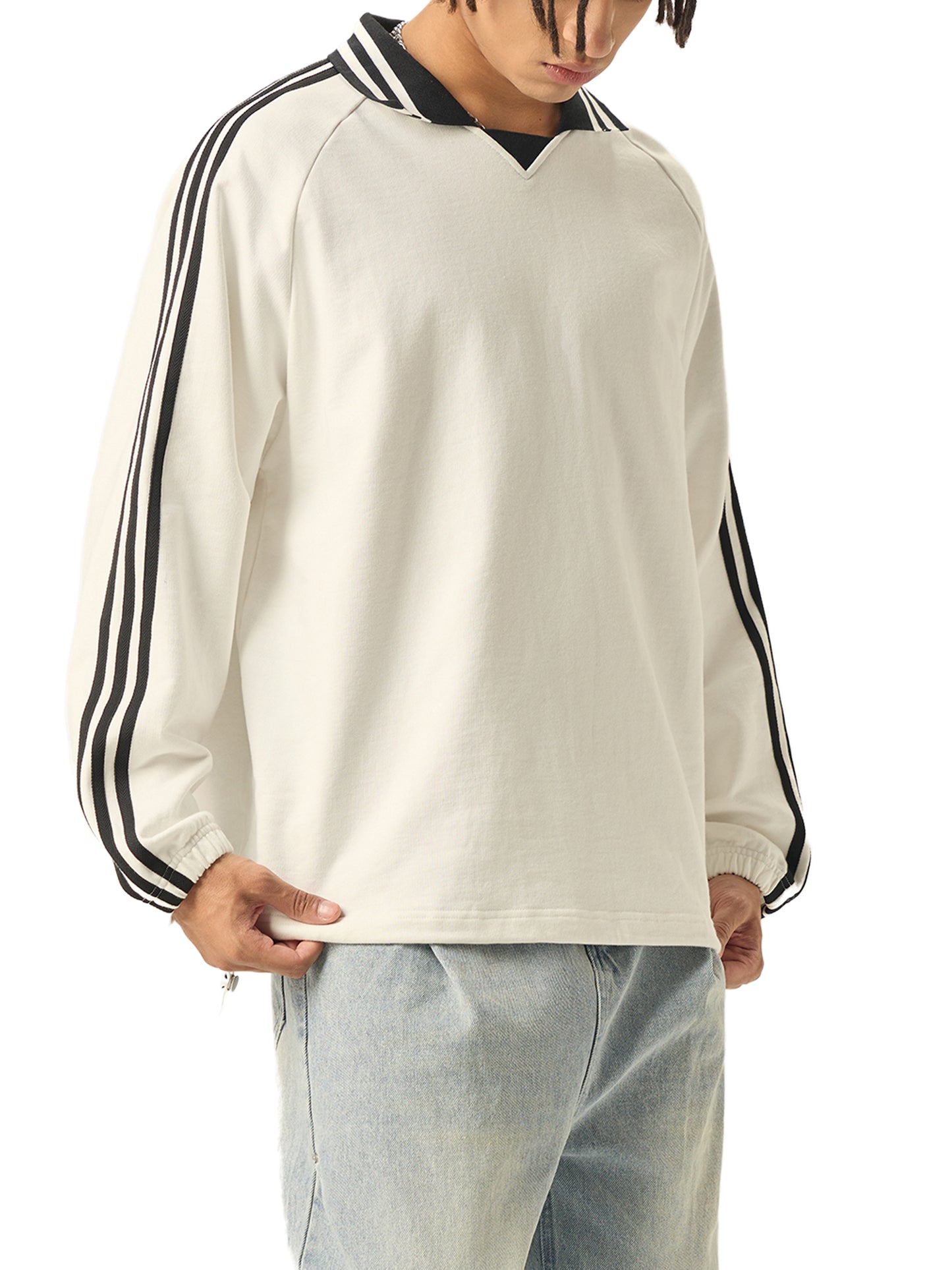 Call on Jesus Lapel Collar Sweatshirt