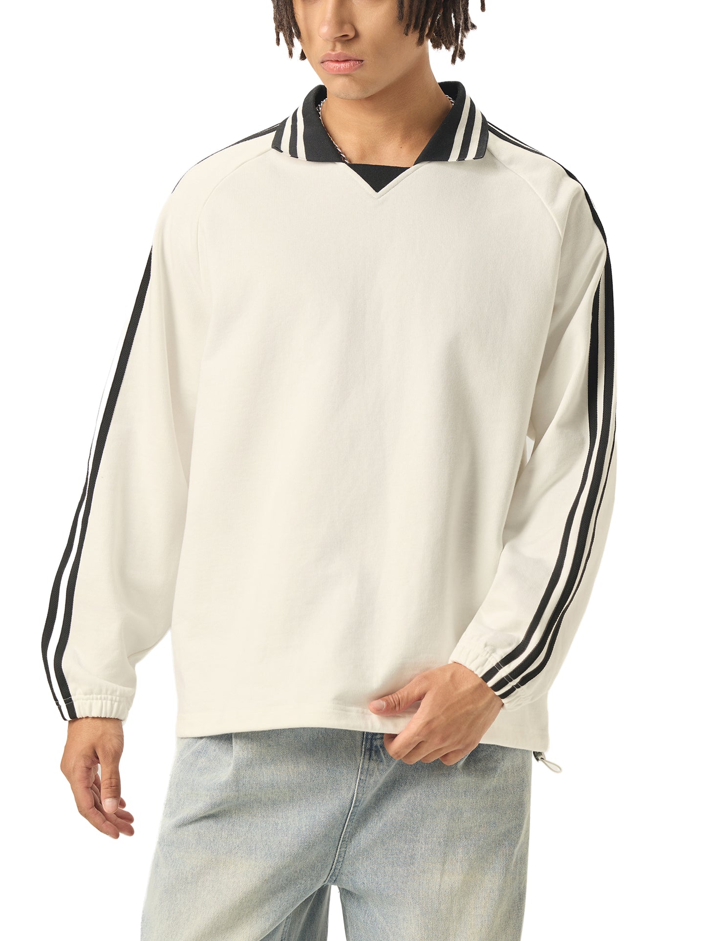 Noughts and Crosses Collar Sweatshirt